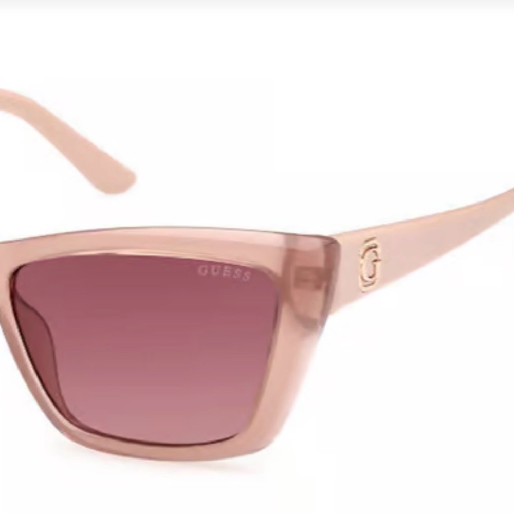 Guess Pink & Gold Cat-Eye Sunglasses – Brand New - Picture 7 of 7
